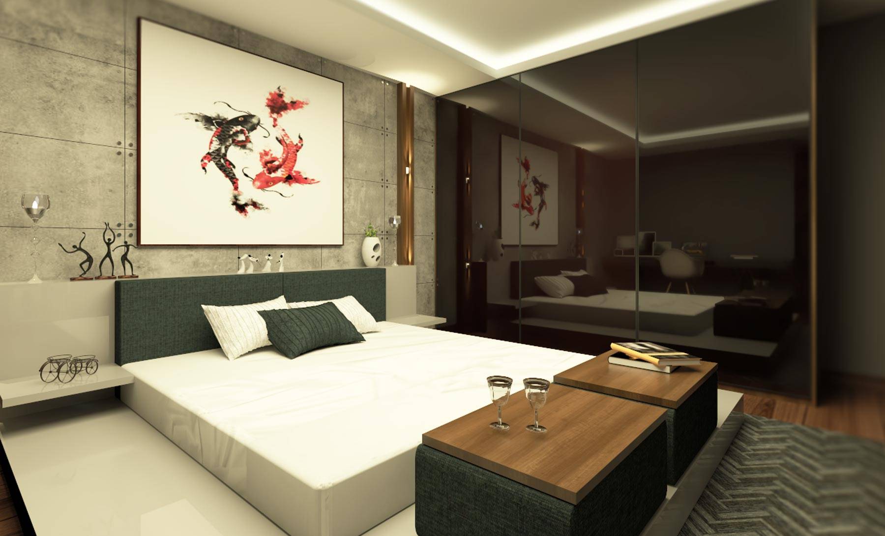 Kyrah Design,  Master Bedroom Interior Design