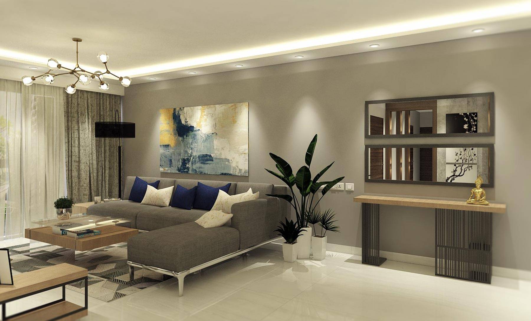 Kyrah Design, Living Room Interior Design